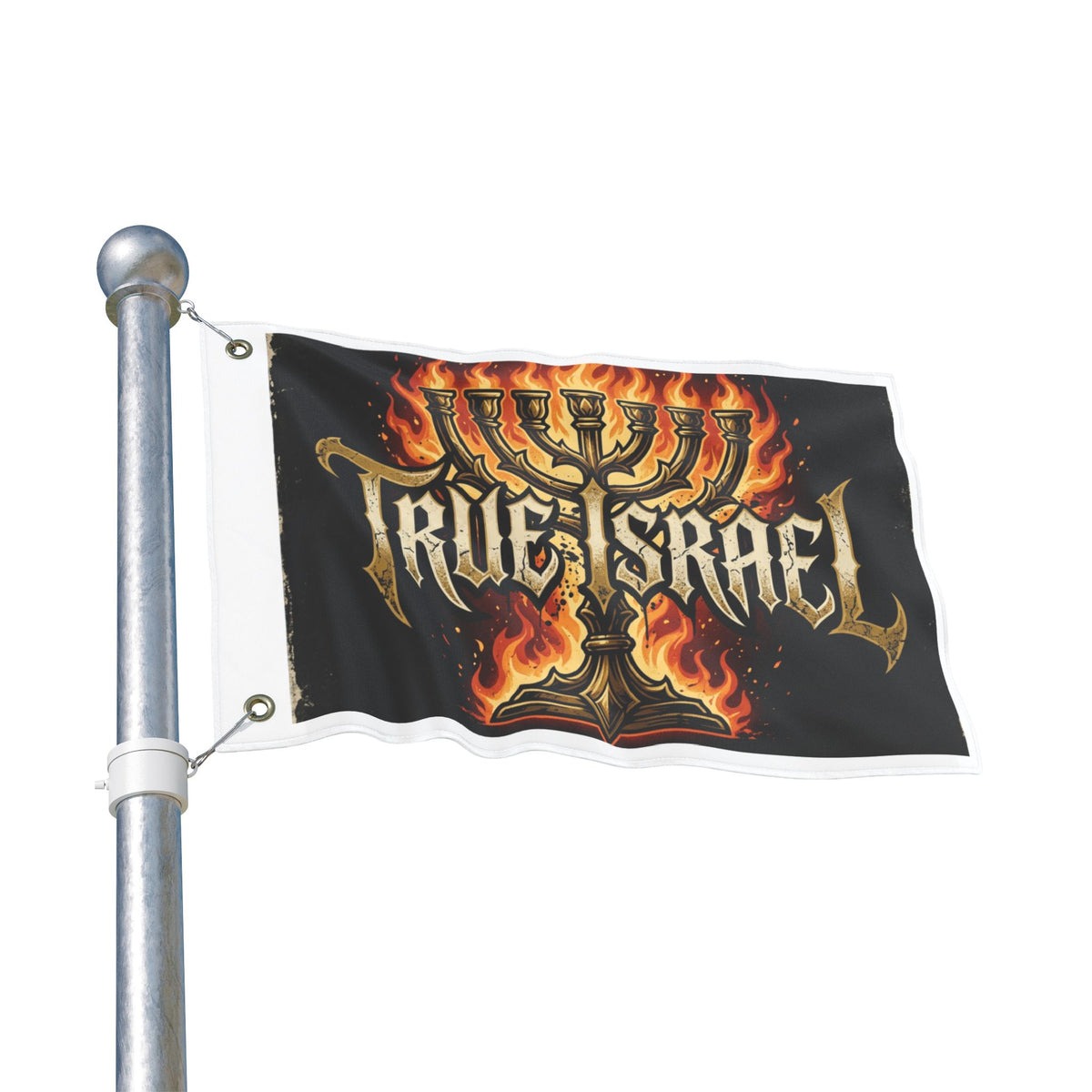 Nu Kingdom Kreationz & Apparel Double Sided True Israel Flag
