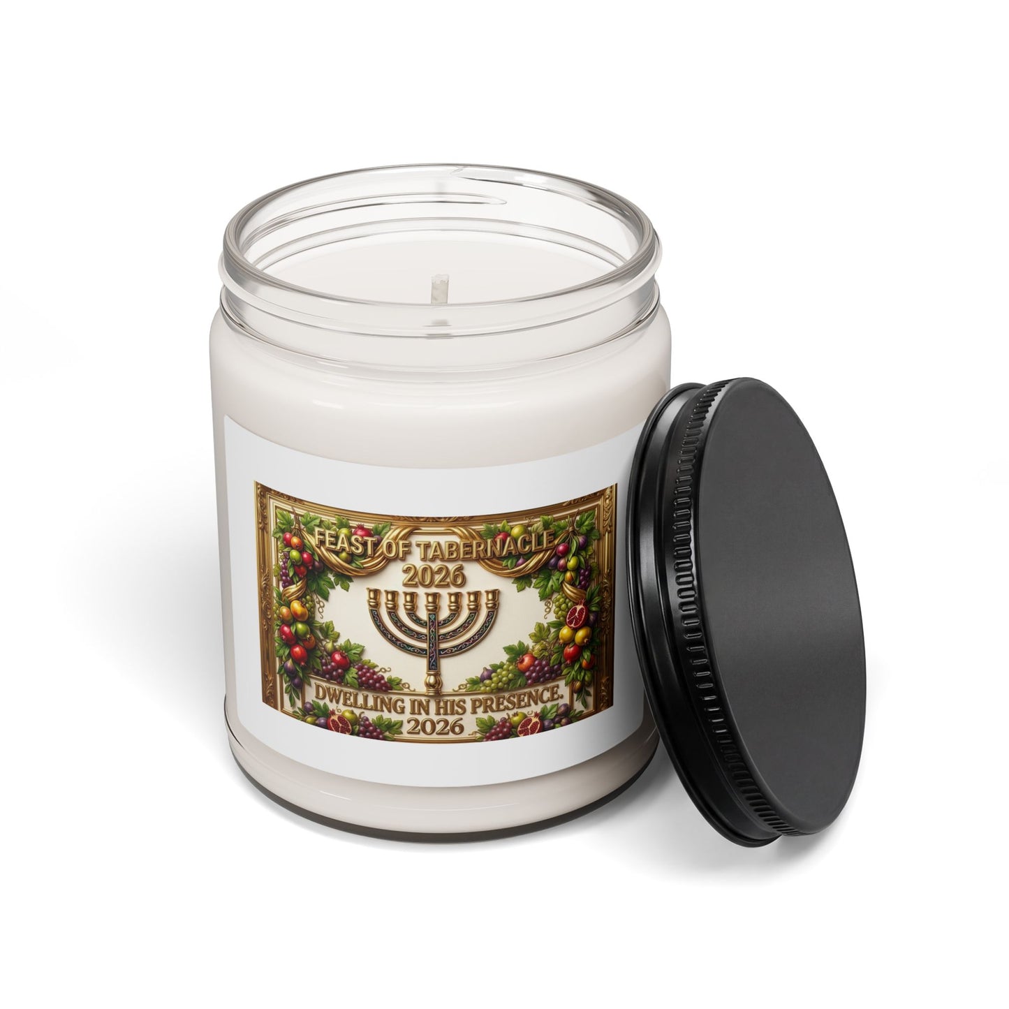 Feast of Tabernacles 2026 Scented Soy Candle – 9oz (Dwelling in His Presence)