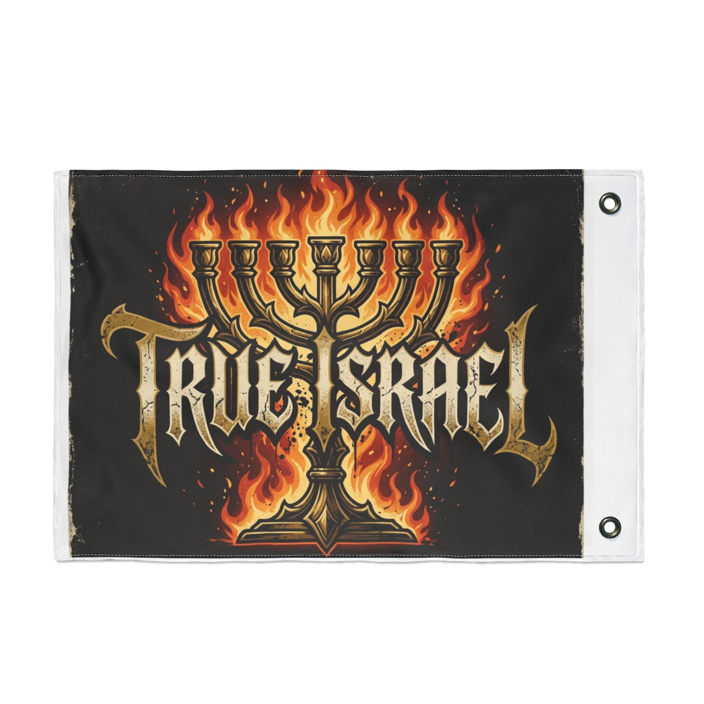 Nu Kingdom Kreationz & Apparel Double Sided True Israel Flag