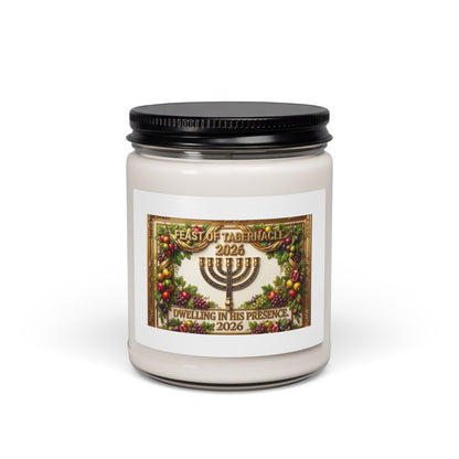Feast of Tabernacles 2026 Scented Soy Candle – 9oz (Dwelling in His Presence)