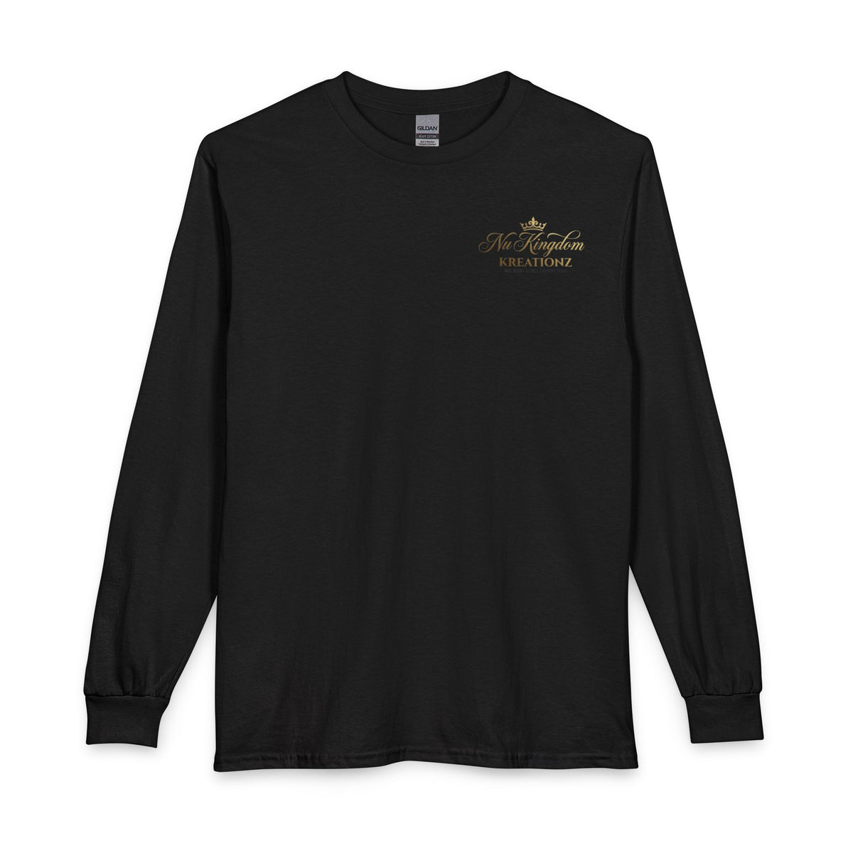 Nu Kingdom Kreationz & Apparel True Israel Long Sleeve Tee — Flaming Menorah Graphic