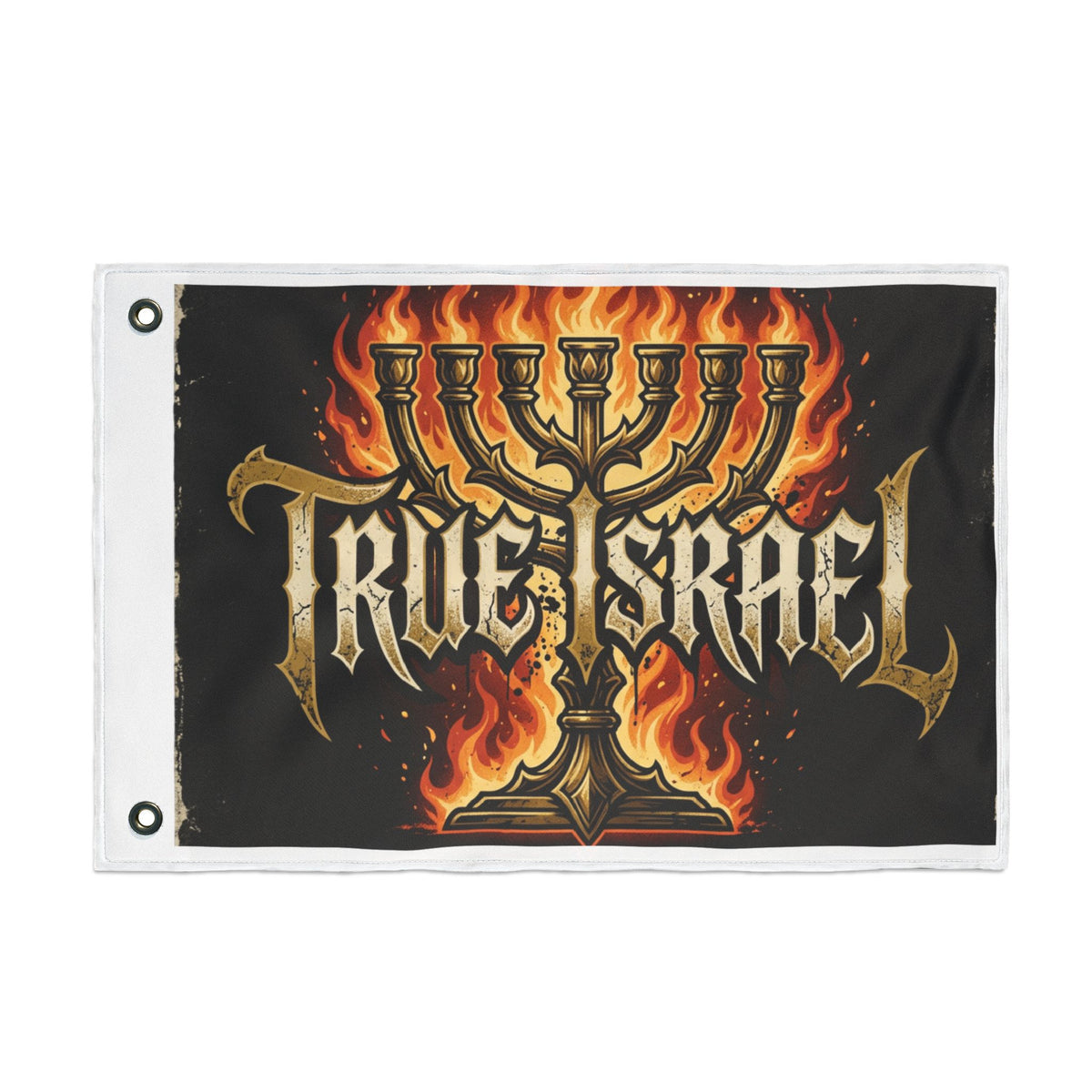 Nu Kingdom Kreationz & Apparel Double Sided True Israel Flag