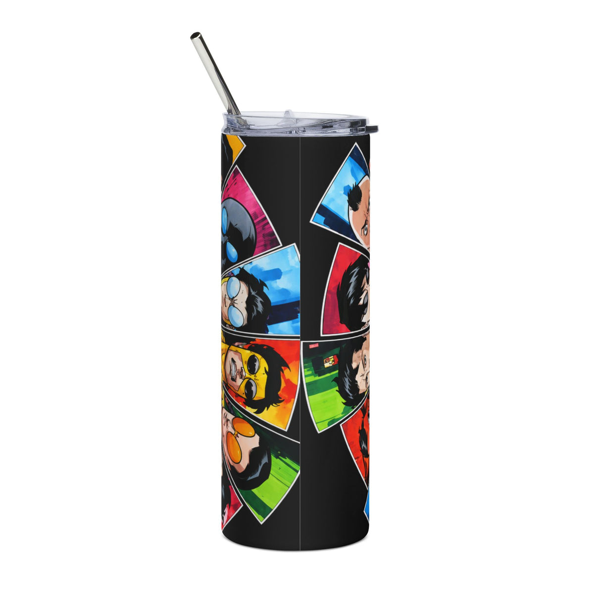 Superhero Comic Collage 20oz Stainless Steel Tumbler