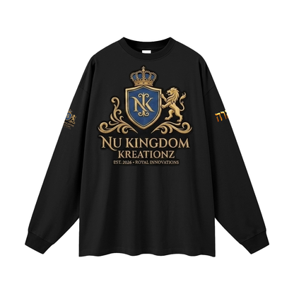Nu Kingdom Kreationz Oversized Unisex Long Sleeve T-Shirt