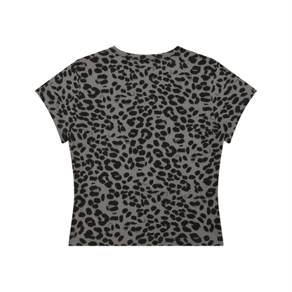 Nu Kingdom Women's Leopard Crop Tee